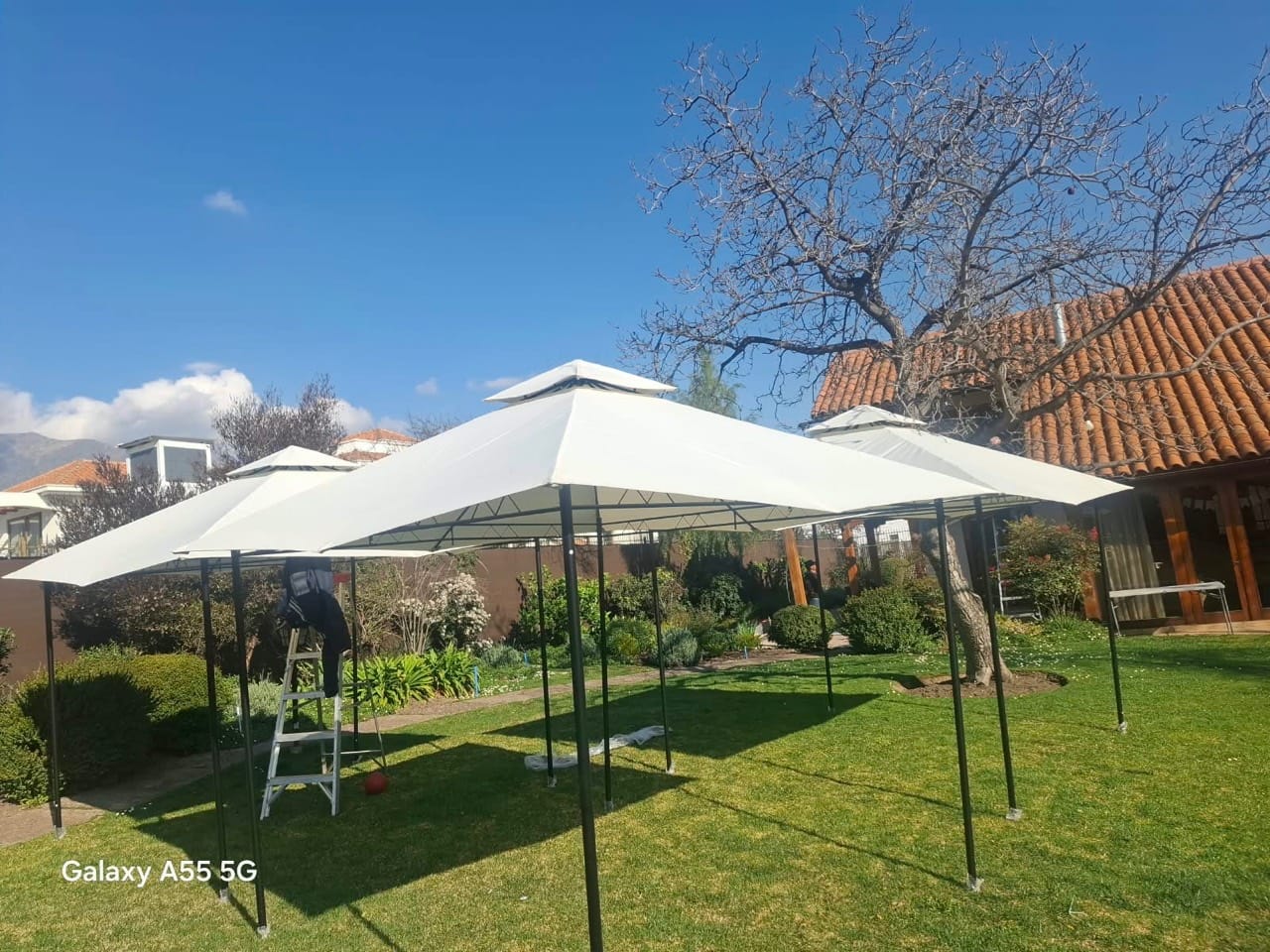 Carpas jardin realizado por Sombra Hermanos