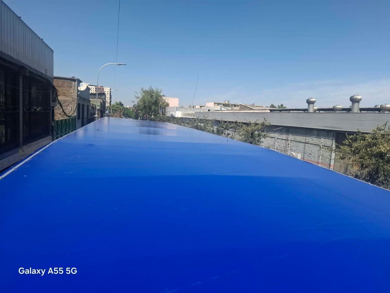 Cubierta pvc industrial realizado por Sombra Hermanos