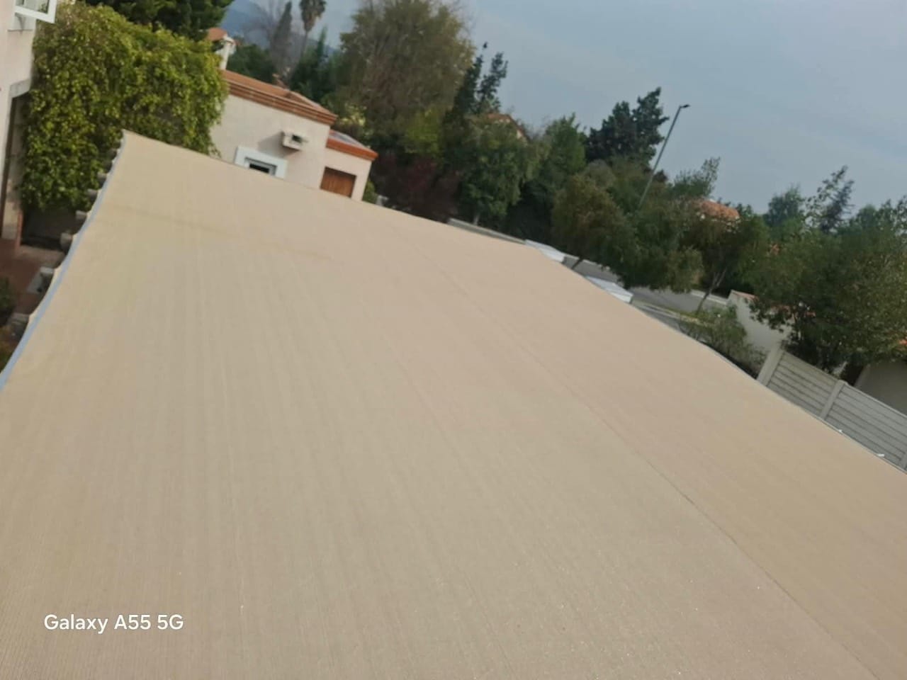 Cubierta patio residencial realizado por Sombra Hermanos