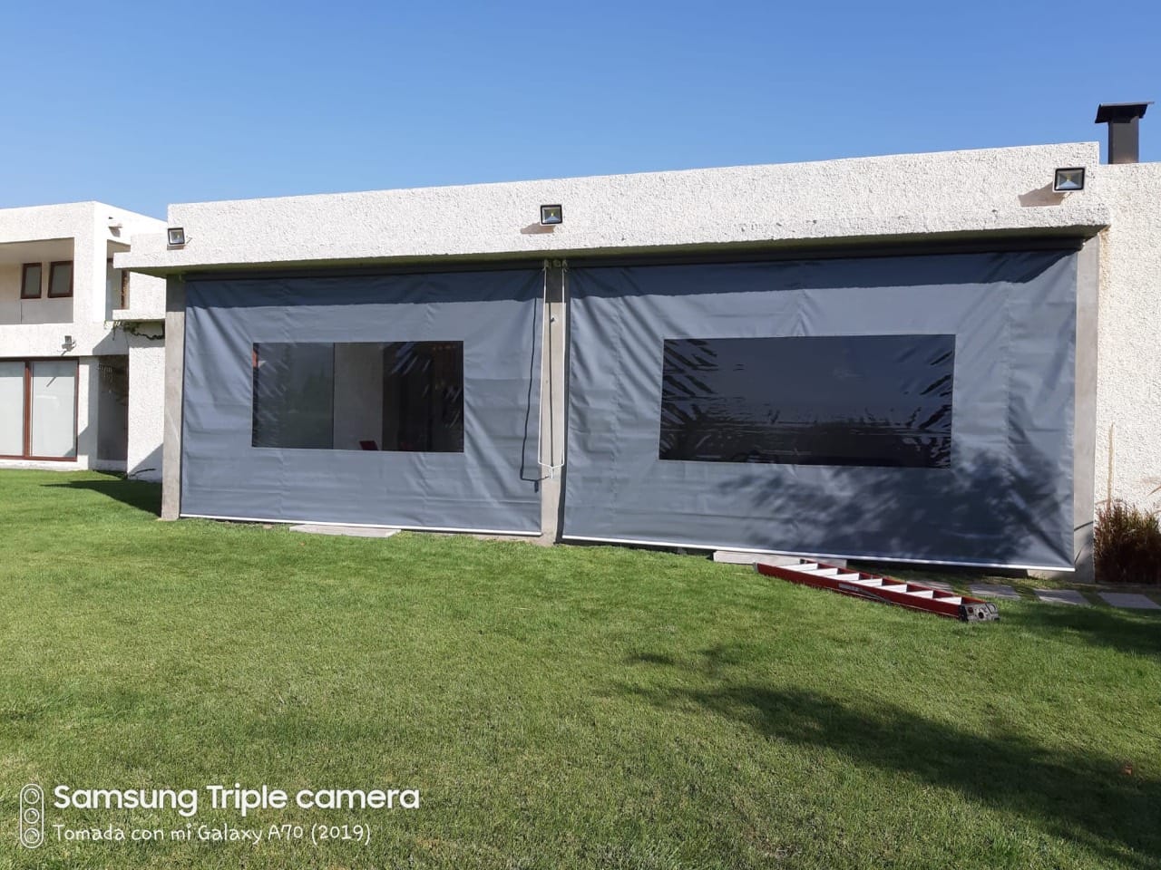 Cortinas pvc terraza realizado por Sombra Hermanos